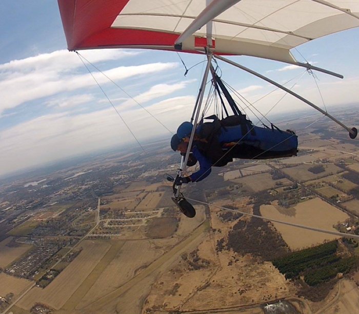Hang Gliding over Whitewater